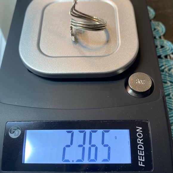 925 open swirl ring (222) - Picture 7 of 7